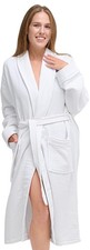 Unisex Waffle Bathrobe, 100 Turkish Cotton, Luxury Terry, One Size Fits All