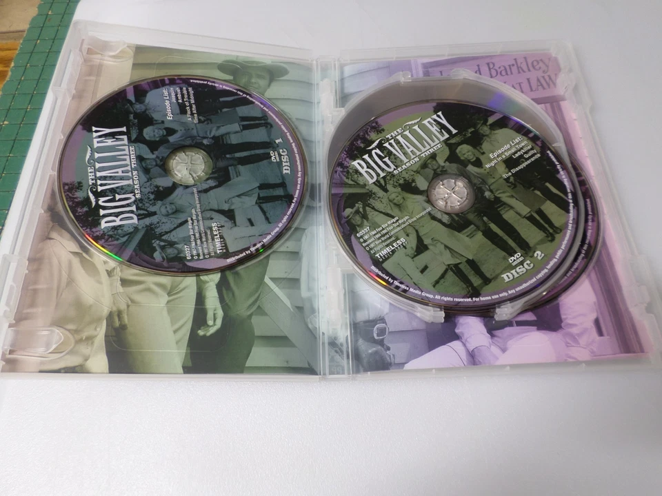 THE BIG VALLEY (1967) - COMPLETE SEASON THREE - (DVD, 1997) - BARBARA STANWYCK - Image 2 of 4