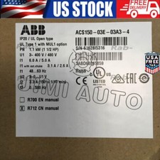 ACS150-03E-03A3-4 ABB Frequency Converter 1,1 KW Brand New in Box US Free TAX