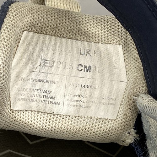 On Cloud Kid Shoes Navy Blue Mesh Strap Sneakers Size 12K EU29.5 (140692) - Picture 13 of 20