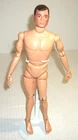 Vintage 1964 TM Hasbro GI Joe 12-inch Action Figure, Brown Hair and Scar