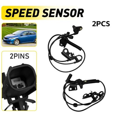 Front ABS Wheel Speed Sensor Pair Fits 2014 15-17 2018 Toyota Corolla 9542-02090