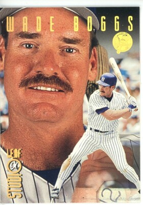 1996 Leaf Studio - Gold Press Proof #46 Wade Boggs