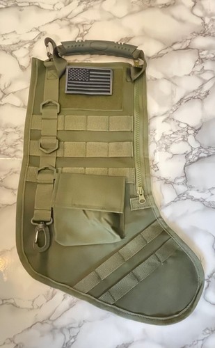 Medias tácticas + parche MOLLE decoración navideña vacaciones medias militares - Imagen 7 de 20