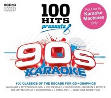 100 Hits Presents 90s Karaoke 5 CDs  G For Use in Karaoke Machines Only 2010 UK