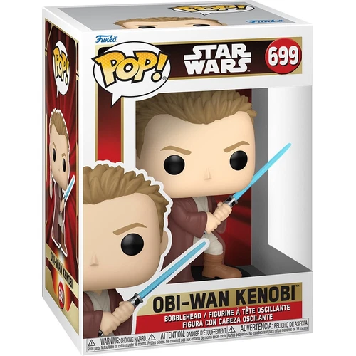 Obi-Wan Kenobi POP Figure #699 Funko Star Wars The Phantom Menace New