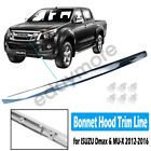 <!--F#f_0-->Car Chrome Front Bonnet Hood Trim Line For ISUZU D-Max Dmax & MU-X 2012-2016 ABS<!--F/-->
