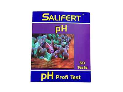 Salifert Profi Test PH-Wert  bis zu 50 Tests für Süß und Meerwasser Aquarien