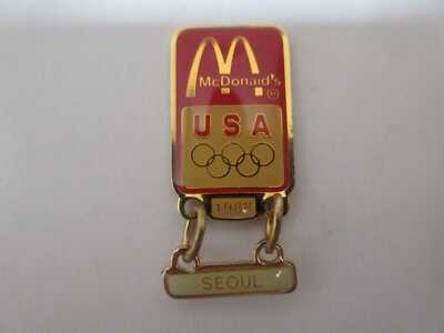 Pin Seoul 1988 McDonalds Olympia Sponsor Olympics dangler pin