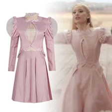 Wicked Cosplay Glinda Costume Women's Pink Dress Glinda Outfit