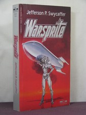 1st, signed by author, Warsprite by Jefferson Swycaffer (1990) 2 robots at war