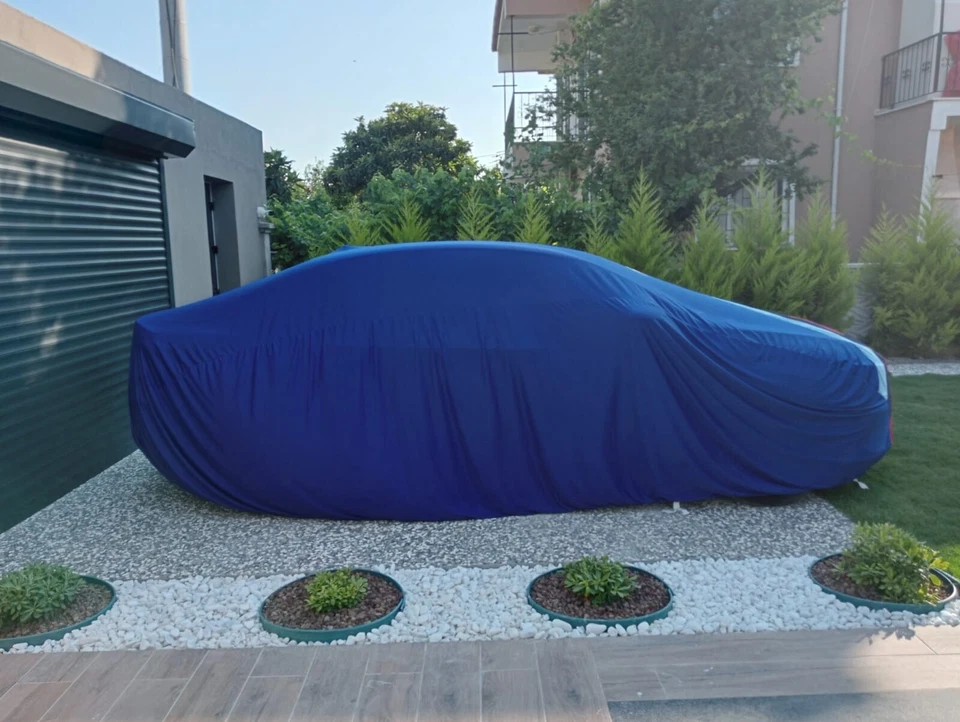 Blue Car Cover For Bmw X3 M Class Dust Proof Windproof Combing Car 2004-2026 Foto 4 de 4