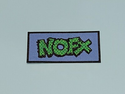 Rock Music Sew / Iron On Embroidered Patch:- NOFX (a)