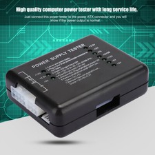 High PC Power Tester Black Durable Universal ATX Power Tester With LED Indicator
