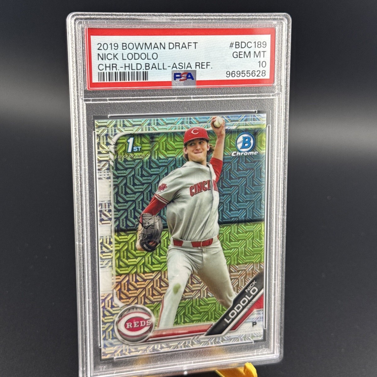 NICK LODOLO 2019 Bowman Chrome Draft 1st ASIA MOJO REFRACTOR NICK LODOLO 2019 Bowman Chrome Draft 1st ASIA MOJO REFRACTOR