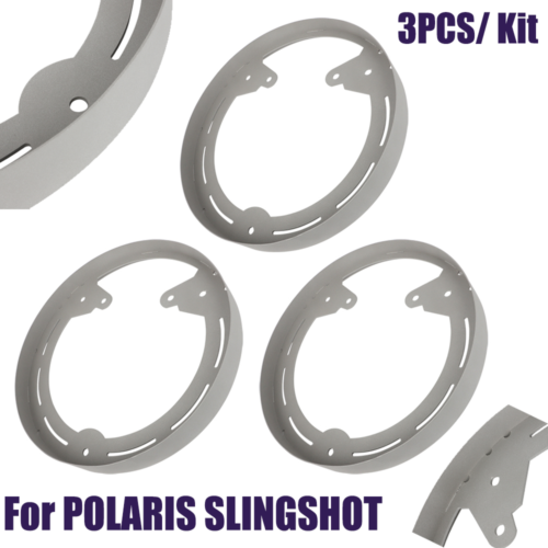 3PCS For POLARIS SLINGSHOT Wheel Rings Bracket DYI KIT For LED's RAW Aluminum - Afbeelding 1 van 12