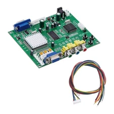 CGA EGA RGB to VGA GAME Video Output Converter Board DC 5V 1 Channel Green