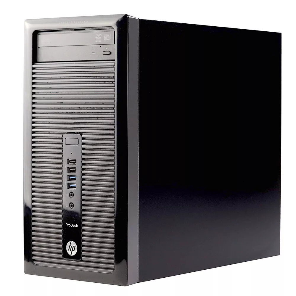 HP Desktop Computer Windows 10 PC AMD Processor 8GB RAM 128GB SSD