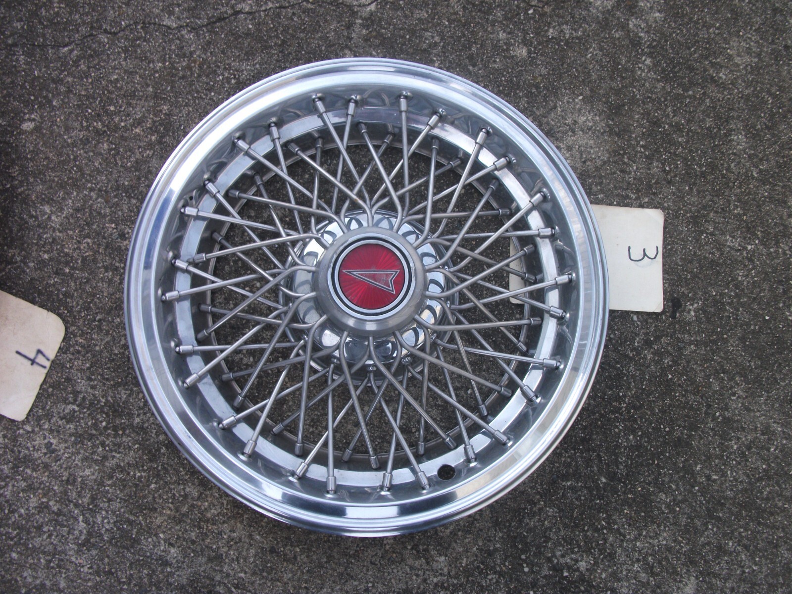 81 82 83 84 85 chevy pontiac wire wheel covers hubcaps 2 nos 2 used eBay