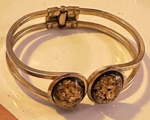 Pyrite (Fools Gold) Bracelet in Gold Setting & Pendant