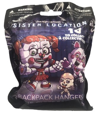   Five Nights at Freddy's Sister Location BACKPACK HANGERS Figures Blind Bag