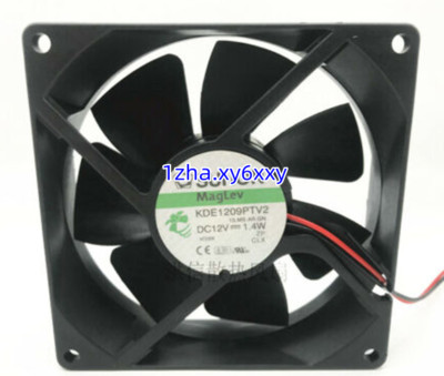 for SUNON 9025 9CM KDE1209PTV2 12V 1.4W 2-wire silent cooling fan 2pin#1z
