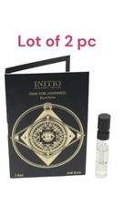 Oud For Happiness Initio Parfums Eau de Parfum 1.5ml/0.05oz Vial Lot Of 2 Pieces