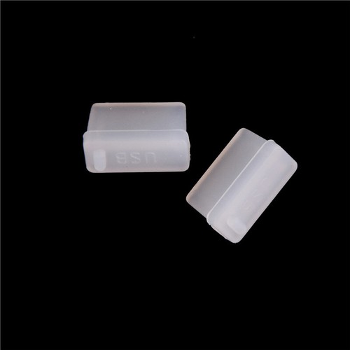 10pcs Clear Rubber A Type Female USB Anti Dust Protector Plugs Stopper Cover ANS - Photo 6/7