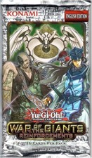 YU-GI-OH! War Of The Giants Reinforcements Booster Pack New Sealed x3