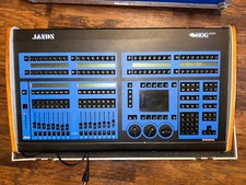 Jands Hog 1000 Stage Lighting Console With Custom Blue Flight Case Wirh Wheels