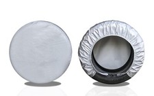 Rv Tire Covers 2 Pack Waterproof Wheel Covers 27-29 Inch For Trailer Suv