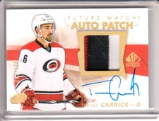 2016-17 SP Authentic Future Watch #130 Trevor Carrick RC PATCH AUTO /100