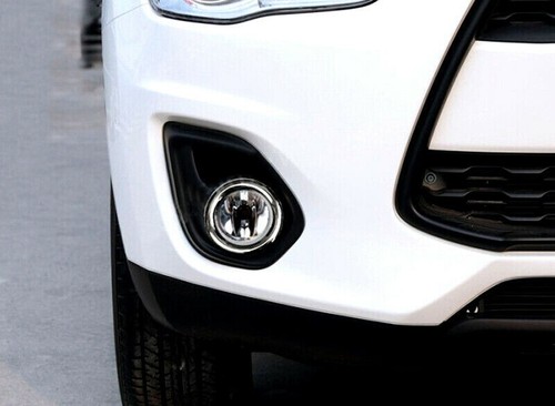 Front Fog Light Lamp Cover Trim bezel fit for Mitsubishi ASX RVR Outlander 13-15 - Picture 5 of 5
