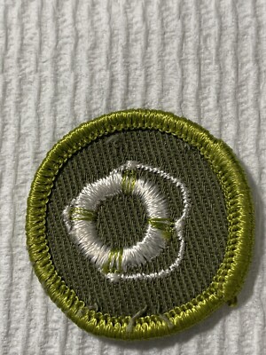 Vintage Boy Scouts of America BSA B.S.A. Life Saving Merit Badge Patch ...