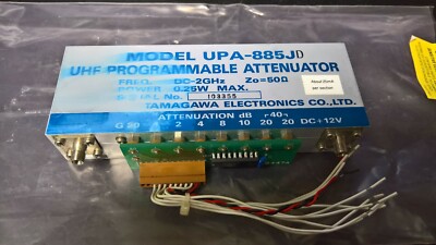 1pc Used Good TAMAGAWA UPA-885J DC-2GHz 85dB 1dB step 12V Variable Attenuator
