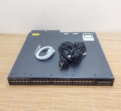 Cisco WS-C3650-48FWD-S 48 10/100/1000 Ethernet FPoE 2x10G AP license 2x AC PSU