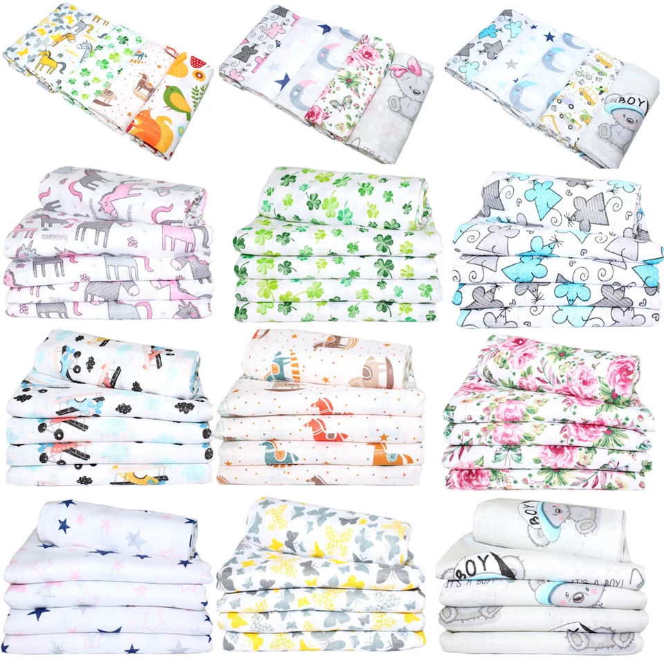 PRIMAWELA Stoffwindel 70x80cm Spucktücher für Baby Baumwollwindel Mullwindel Spucktuch