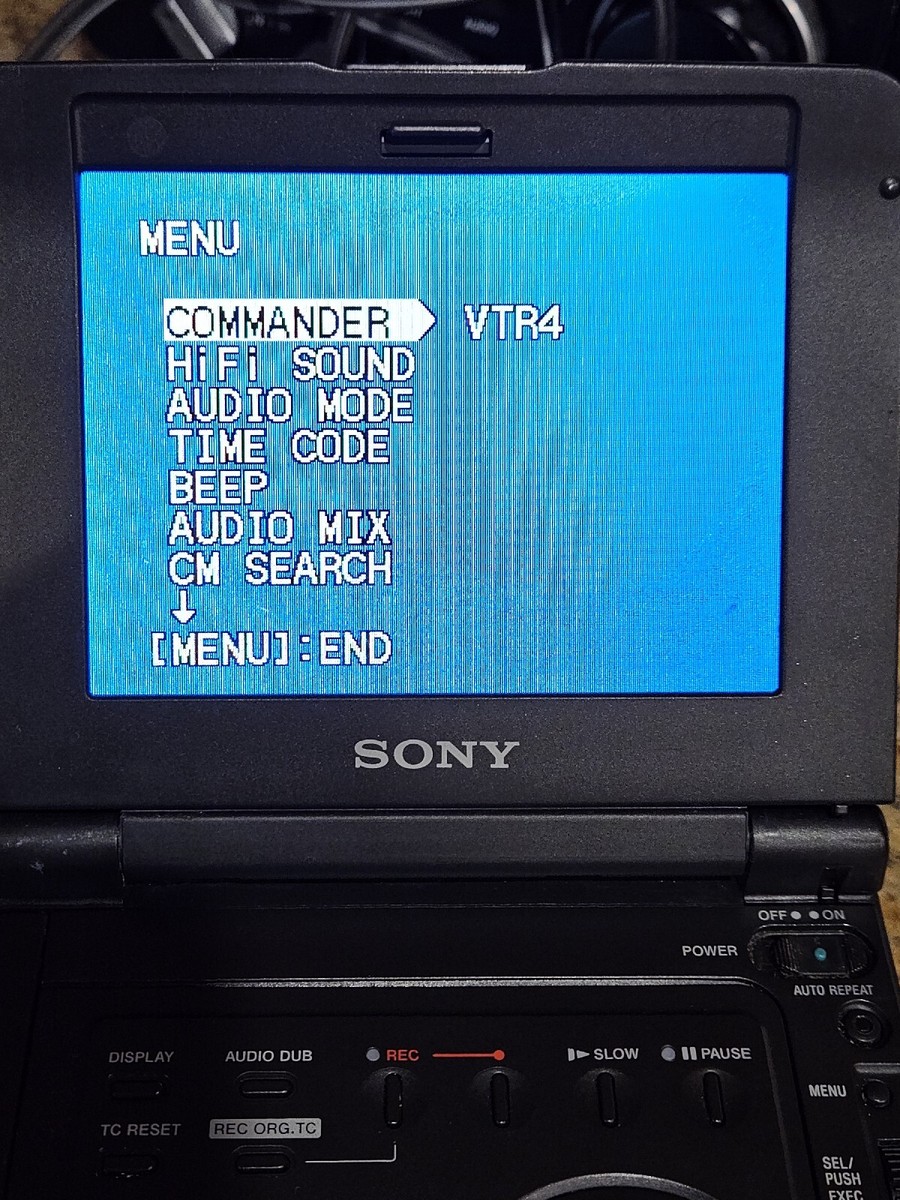SONY DSR-V10 MINI DV VIDEO WALKMAN TV VCR MONITOR FOR PARTS/repair
