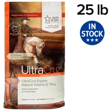 UltraCruz Equine Natural Vitamin E Supplement for Horses 25 lb Pellet (165 Day)