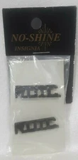 NOS-"No-Shine Insignia" United States Army ROTC Collar Device, Black Metal