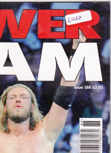 Power Slam Magazine #188 March 2010 Wrestling Edge CM Punk WWE Royal Rumble TNA - Picture 4 of 10