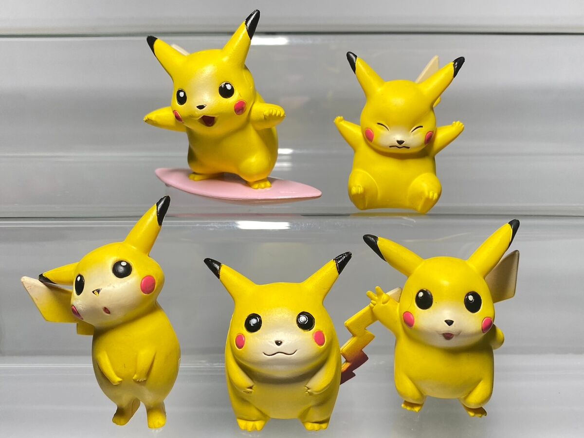 Pikachu Mixed Pokemon Monster Nintendo Tomy Vintage Pikachu Mixed Pokemon Monster Nintendo Tomy Vintage