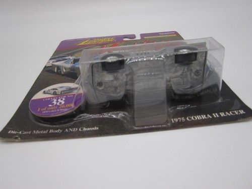 Vtg Johnny Lightning Silver 1975 Cobra II Racer Mustang Classics #19 - NEW MOC - Picture 11 of 12
