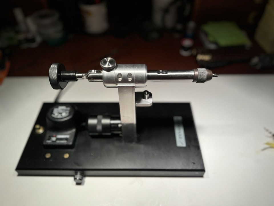 Dyna King Fly Tying Vise Motorized Fishing Rare eBay