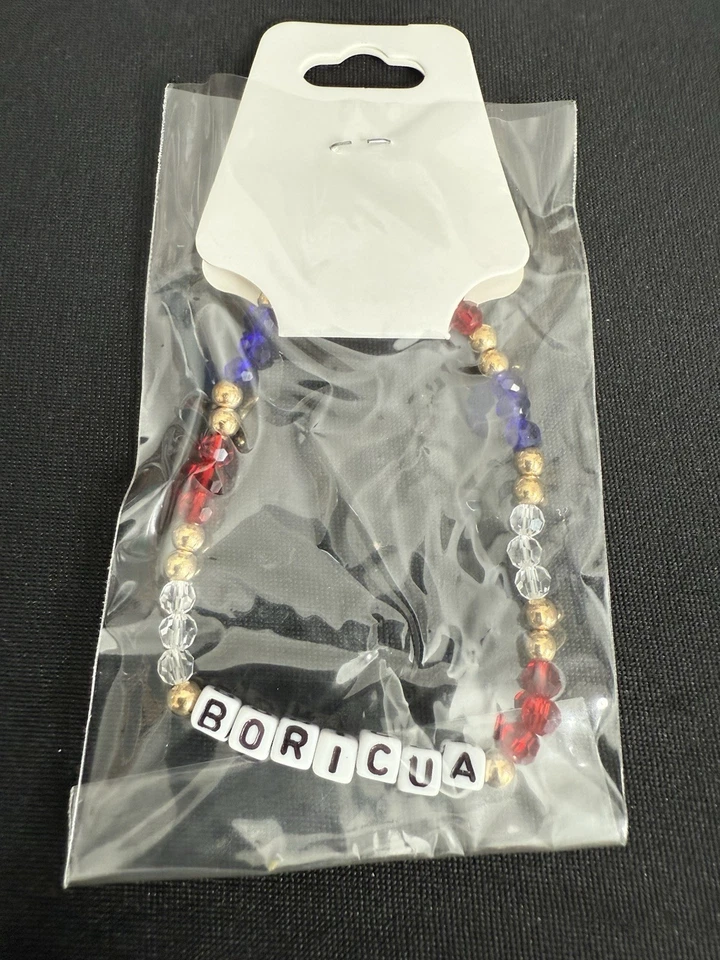 Puerto Rico Bracelet letter with Boricua - Image 3 of 4