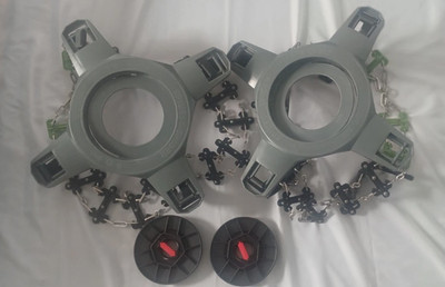 Set of 2 -Spikes Spider Sports Snow Chains-Sport Model -XL-93081 *(READ)