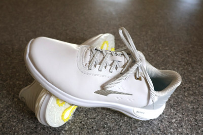 Puma PhantomCat Nitro 378939-03 White Silver/Feather Gray Men Golf Shoe