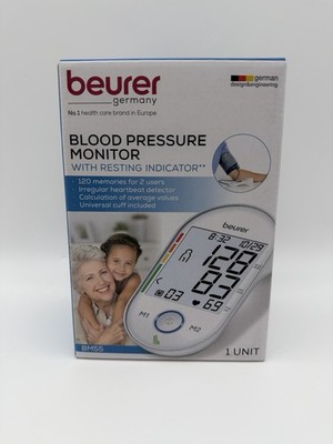 Beurer BM55 Blood Pressure Machine XL Backlit Display Arrhythmia Alarm