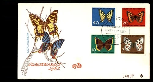 Mayfairstamps Germany FDC 1962 Butterflies Combo First Day Cover aax_14455
