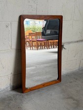 Mid-Century Modern Solid Wood Framed Wall Mirror — listing 5